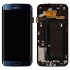 Дисплей (экран) для Samsung Galaxy S6 Edge G925 с тачскрином синий