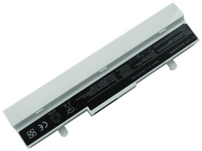 Батарея (аккумулятор) для ноутбуков Asus Eee PC 1001, 1005, 1101, 1120 series, усиленная, белая 11.1V 4400mAh. Совместимые PN: AL31-1005, AL32-1005, PL32-1005, 90-OA001B, 900090-OA001B9100