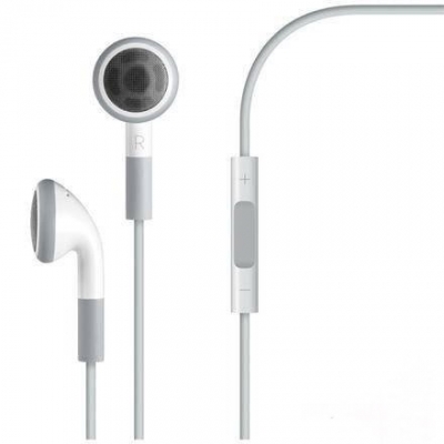 Наушники (стерео гарнитура) оригинальные Apple MB770G/B с регулировкой громкости 3.5 мм для Apple iPhone, iPhone 3G, iPhone 3GS, iPhone 4, iPhone 4S, iPod, iPad, iPad 2