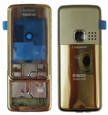 Корпус для Nokia 6300 Sirocco gold золотой