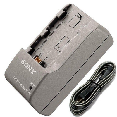 Зарядное устройство SONY BC-TRP  для аккумуляторов Sony FF170, FH30, FH40, FH50, FH60, FH70, FH100, FP30, FP50, FP51, FP70, FP71, FP90, FP91, FP100, FV50, FV70, FV100, DCR-30, H series, P series, V series