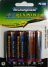 Аккумулятор АА NiMh RexPower, тип AA R06 LR6 LR06 (4 шт. в одной упаковке) 2800 mAh