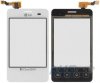 Тачскрин (сенсорный экран) для LG E405 Optimus L3 Dual белый