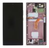 Дисплей (экран) для Samsung Galaxy S22 Ultra SM-S908 с тачскрином и рамкой Бургунди