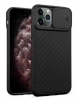 Силиконовый матовый чехол "Camera Pull" для Apple iPhone 11 Pro чёрный