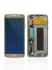 Дисплей (экран) для Samsung Galaxy S7 Edge G935F G935FD Золотой в сборе с тачскрином, частью корпуса