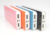 Внешний аккумулятор (power bank) Y6C-160 (ток 1A, 2.1A) 10000mAh Оранжевый