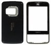 Корпус для Nokia N96 черный + серебристый совместимый