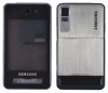 Корпус для Samsung F480 Tocco черный + серебристый совместимый