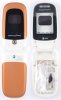 Корпус для Sony Ericsson Z310 белый+ оранжевый совместимый