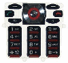 Клавиатура (кнопки) для Sony Ericsson W880i черный совместимый