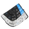 Клавиатура (кнопки) для Nokia 7610 черный + синий совместимый