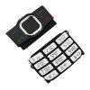 Клавиатура (кнопки) для Nokia 7610 Supernova черный + серебристый совместимый