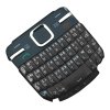 Клавиатура (кнопки) для Nokia C3-00 черный + синий совместимый