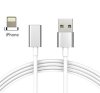 USB дата-кабель Lightning (магнитный, Magnetic) для Apple iPhone 5, 5C, 5S, 6, 6S, 6 Plus, 6S Plus,