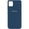 Силиконовый чехол (Soft-touch бампер) для Samsung Note 10 Lite N770, A81 A815, M60s Синий2