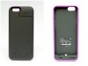 Чехол-аккумулятор (power case) PC-15 для Apple iPhone 6 3600mAh с подставкой Черно-розовый матовый