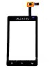 Тачскрин (сенсорный экран) для Alcatel One Touch OT918D Черный