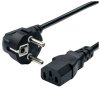 Сетевой шнур (кабель питания) 3-х контактный (IEC C13) для блоков питания ноутбуков 1.5м