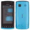 Корпус для Nokia 500 черный + синий совместимый