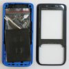 Корпус для Nokia 5610 со средней частью чёрный + синий совместимый