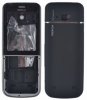 Корпус для Nokia 6730 Classic черный + серебристый совместимый