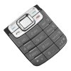 Клавиатура (кнопки) для Nokia 3109 Classic серый + серебристый совместимый