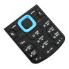 Клавиатура (кнопки) для Nokia 5320 черный + синий совместимый