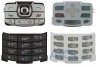 Клавиатура (кнопки) для Nokia N80 черный совместимый