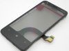 Тачскрин (сенсорный экран) для Nokia Lumia 620 с рамкой черный совместимый