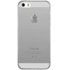 Силиконовый чехол для Apple iPhone 5, 5s, 5se (прозрачный, темный)