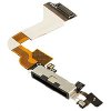 Шлейф для Apple iPhone 4S complete plug in connector flex cable, с системным разъемом белый
